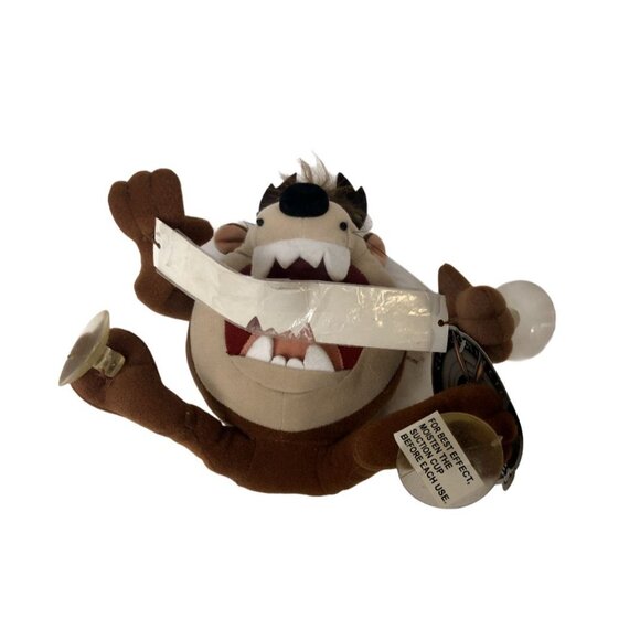 Looney Tunes Taz Plush With Suction Cups & Censored Sign By Applause - Picture 3 of 3